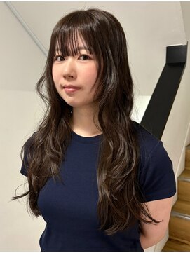 ヨーク(YOKE) 【YOKE】ナチュラルブラウンレイヤーハッシュカットシャギー