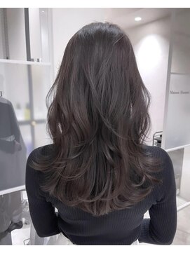 ムード(MOOD,) 暗めカラー/グランマッシュ[レイヤーカット/髪質改善/銀座]