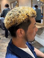 ヘアスペースブルーム エボリューション 庄内店(HAIR SPACE BLOOM evolution)&nbsp;【庄内店メンズパーマ】ブリーチパーマ、ショートカーリーパーマ