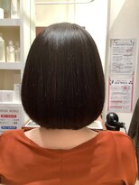 美容室ヒラトヤ 都南店&nbsp;大人可愛いアッシュブラウン美シルエット小顔ショートボブ30代
