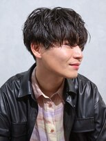 アース 溝の口店(HAIR&MAKE EARTH)&nbsp;20代30代韓流☆ツイストパーマショートマッシュアッシュブラック