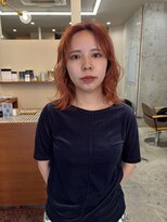 ノイ(noii)&nbsp;ミディアム /オレンジ /ゆるふわ巻き