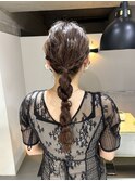編み下ろし/ヘアアレンジ