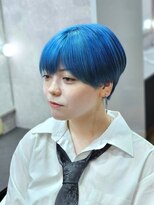 シャス(SHAS.)&nbsp;【マッシュショート】ウォーターブルー