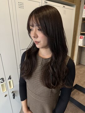 ラーム 宇部高校前店(rame) レイヤースタイル、髪質改善、オリーブカラー