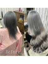 エクステ専門店あるじゃんすー 小倉店&nbsp;アイスグレージュシルバー#シールエクステ#イメチェン#韓国#小倉