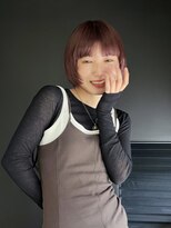 ブローチ 表参道(broocH)&nbsp;スクエアボブ/暖色カラー/ショートボブ/ボブ/センターパート