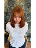 ヘアープレイス ヴィブ(hair place VIVE)&nbsp;艶感いっぱいのオレンジカラー★