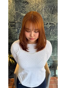 ヘアープレイス ヴィブ(hair place VIVE) 艶感いっぱいのオレンジカラー★
