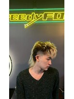グリーディーフォックス 三軒茶屋(GreedyFOX) 波巻き/マッシュパーマ/ウルフ/ハイライト<理容室>三軒茶屋