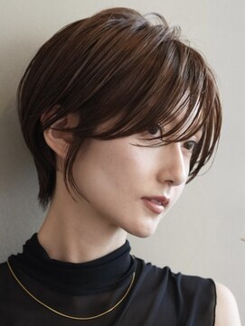 ソワネ 表参道(soigne) 表参道白髪ぼかしウルフショートボブベージュアッシュグレージュ