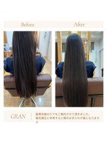 グランバイ アトリエドングリ(Grand × AtlierDonguri)&nbsp;お客様髪質改善データ2058（髪質改善縮毛矯正）