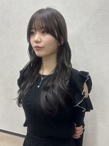 スール(seul) 顔まわりカット×韓国風レイヤーカット×透明感ダークグレージュ
