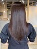 【縮毛矯正】カット+縮毛矯正ストレート+marbbスパ付き