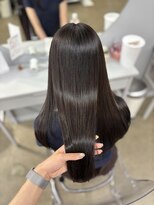 リラクオーレ 三宮 元町(LIRA CUORE)&nbsp;艶グレージュ×髪質改善縮毛矯正