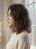 オアシスアヴェダ ザ・ペニンシュラ東京(OASIS AVEDA)&nbsp;セミロング・ゆるふわウェーブ・くせ毛風パーマ20代30代銀座