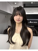 ナンバー ノード 渋谷(N° node)&nbsp;韓国風ロングレイヤー×ダークグレージュ