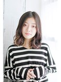 【Loamio】インナーカラーが映えるミディアム【30代/40代/50代】