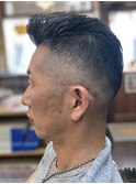 オールバックフェードスタイル