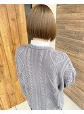 ぱつっと丸ボブ