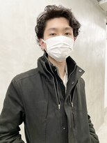 サル 代官山(SAL)&nbsp;【SAL】メンズアップバングハードカール＊菅原誠＊