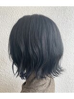 ビグディーサロン 武庫川(BIGOUDI salon)&nbsp;アッシュブルージュ外ハネボブ