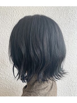 ビグディーサロン 武庫川(BIGOUDI salon) アッシュブルージュ外ハネボブ