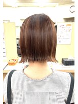 美容室 びゃんびゃん 社店&nbsp;切りっぱなし/パッツン/ストレート/ボブ