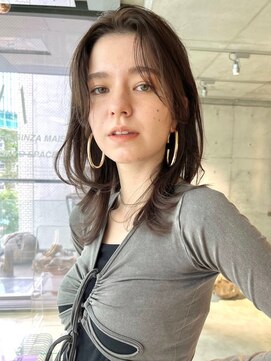 スクリーンギンザメゾン 銀座(SCREEN GINZA MAISON.) 黒髪カタログ/クラゲヘアー/オリーブグレー/銀座