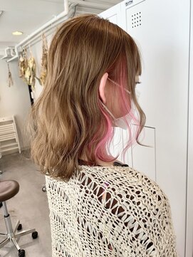 ピヨン 心斎橋(piLLon) インナーカラー