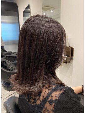 ルルディ バイ アフロディーテ銀座(luludi by APHRODITE) くびれヘア/アプリコットオレンジ/ハイライト/縮毛矯正/銀座