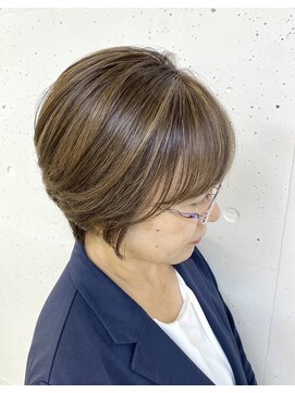 ソイア 春日井店(Soea) 髪質改善×白髪ぼかしハイライトグロスカラー