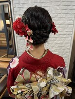 ザブックハンドサロン(The book hand salon) 振袖×ヘアアレンジ