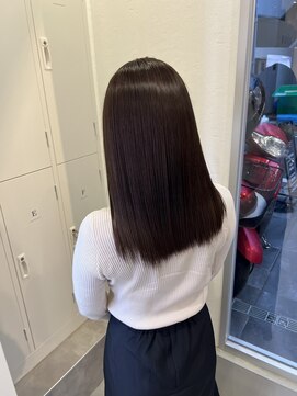 トレ(tre.) ioLuストレート×ioLuトリートメント【甲子園口/髪質改善】