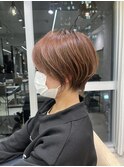 ショートボブ髪型20代30代40代50代前髪あり前髪なし【橋本】