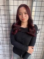 ウム(UMM)&nbsp;韓国スタイル ボルドーカラー