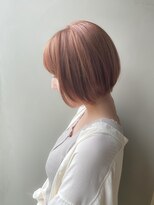 アンジェリカ 大和八木店(ANGELICA)&nbsp;透明感ハイトーンショートボブ　ベージュカラー