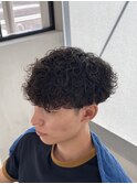 波巻きプードル/波巻きパーマ/メンズパーマ