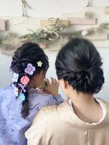 ヘアセットサロンエッジ(Edge)&nbsp;親子で結婚式お呼ばれヘアセット