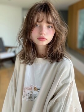 アルトリスト(Altruist Aging×HAIR&SPA) ☆イメチェンピンクベージュアンブレラカラー前髪クールショート