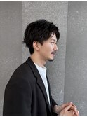スパイキーショートニュアンスパーマスペインカールメンズ北千住