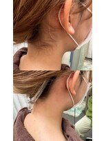 ル サロン リーカ 高見ノ里駅前本店(Le’Salon RYiCA) 襟足WAX うなじ綺麗