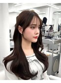 前髪顔まわり韓国ヘアレイヤーカットサイドバンク2wayバンク韓国