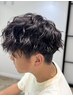 【MEN'Sパーマ】シャドウパーマ＋カットシャンプー、眉カット付