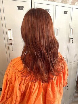 ウード(OUD) ブリーチなしで出来るオレンジベージュ*