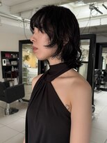 アクアオモテサンドウ(ACQUA omotesando)&nbsp;△癖毛風パーマレイヤーパーマボブパーマブルーブラック