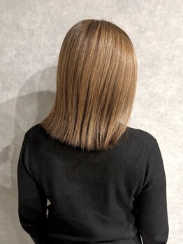 カットもリタッチカラーも、綺麗に仕上げます☆髪に優しい薬剤を使用しているので、ダメージも最小限に♪