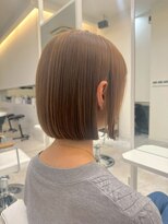 ジュベ 別府店(juve.) 別府ショートボブ顔まわりレイヤーカット髪質改善カラー