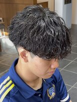 ルアン 大分駅店(ruen)&nbsp;大分メンズカットマッシュ波巻きスパイラルパーマmen's眉毛