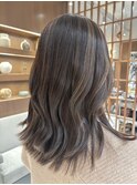 30代40代◎春カラー◎大人透明感ブラウンハイライト×レイヤー